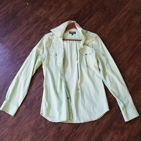 Express slim button down shirt - Picture 2 of 2